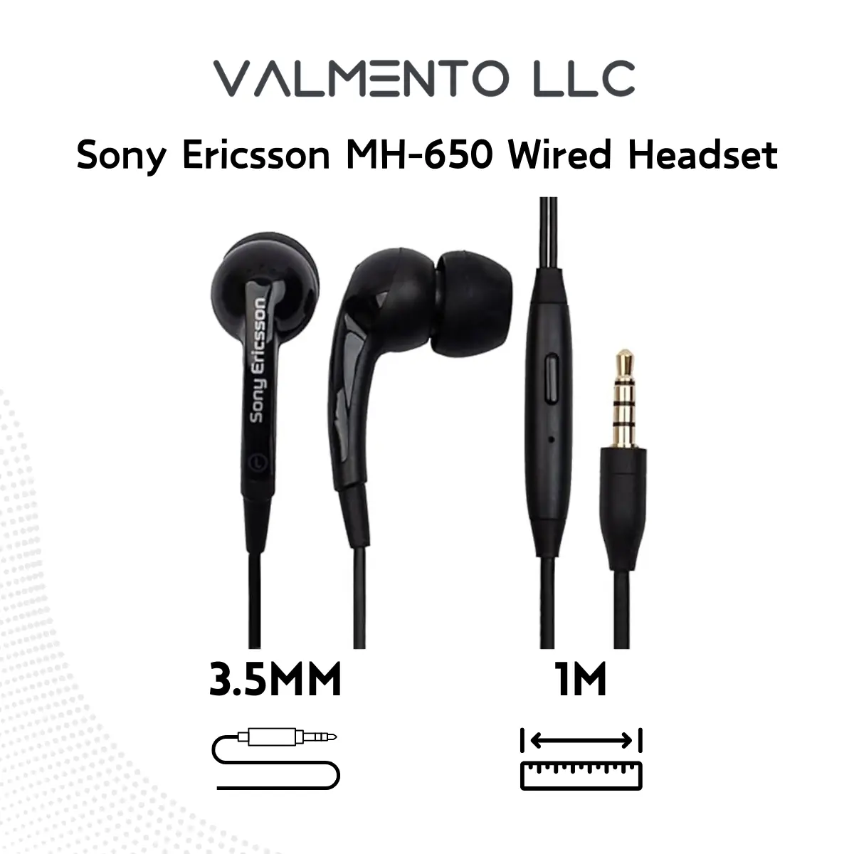 Sony Ericsson MH-650 Original Kabel-Headset – Schwarz (Bulk-Verpackung) Neu Sony refurbished kaufen
