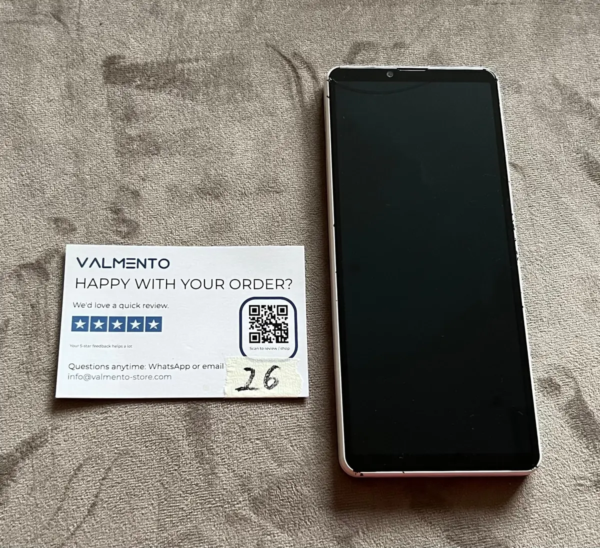 Sony Xperia Weiß – Zustand ungeprüft (Bastlergerät) – Foto 4 von 5
