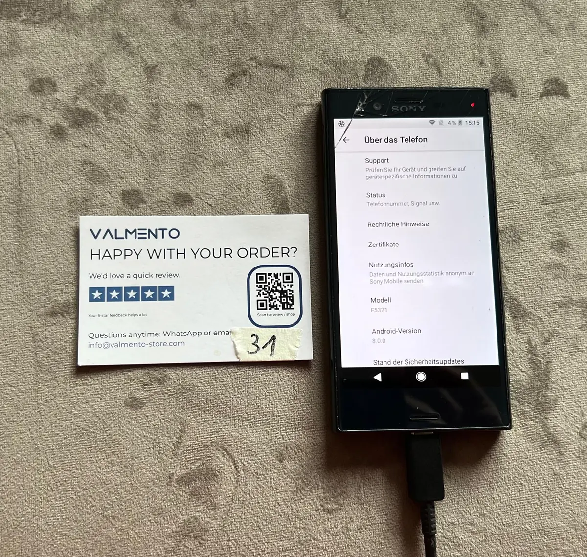 Sony Xperia X Compact (F5321) Schwarz – gebraucht, funktionsfähig – Foto 2 von 6