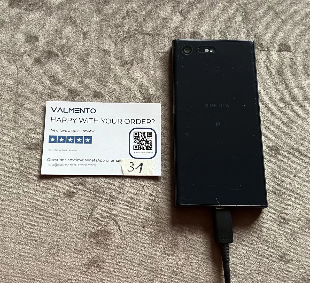 Sony Xperia X Compact (F5321) Schwarz – gebraucht, funktionsfähig – Foto 4 von 6