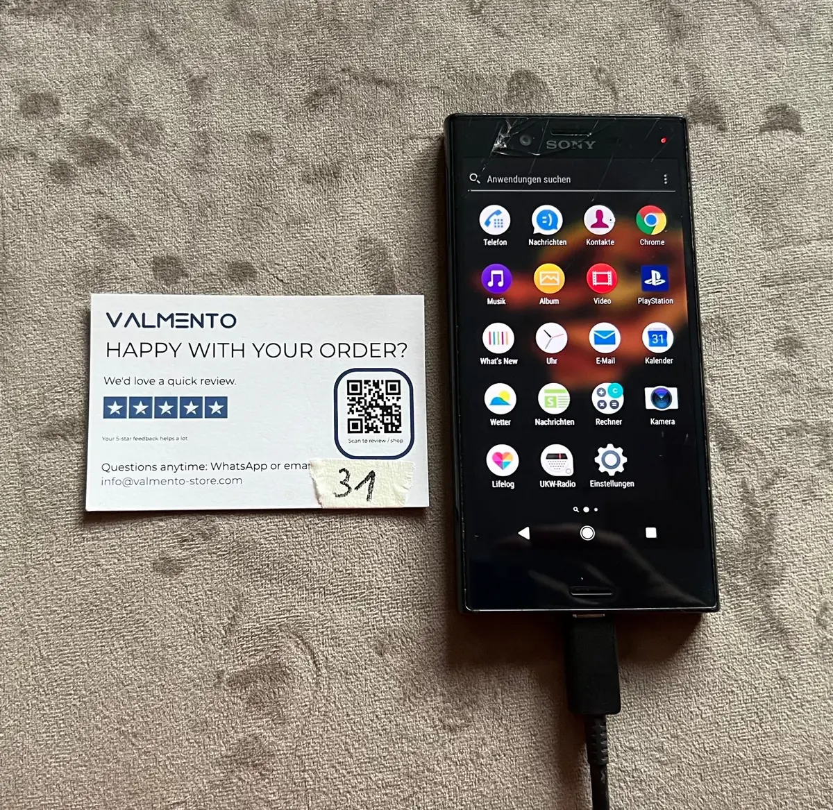 Sony Xperia X Compact (F5321) Schwarz – gebraucht, funktionsfähig – Foto 6 von 6