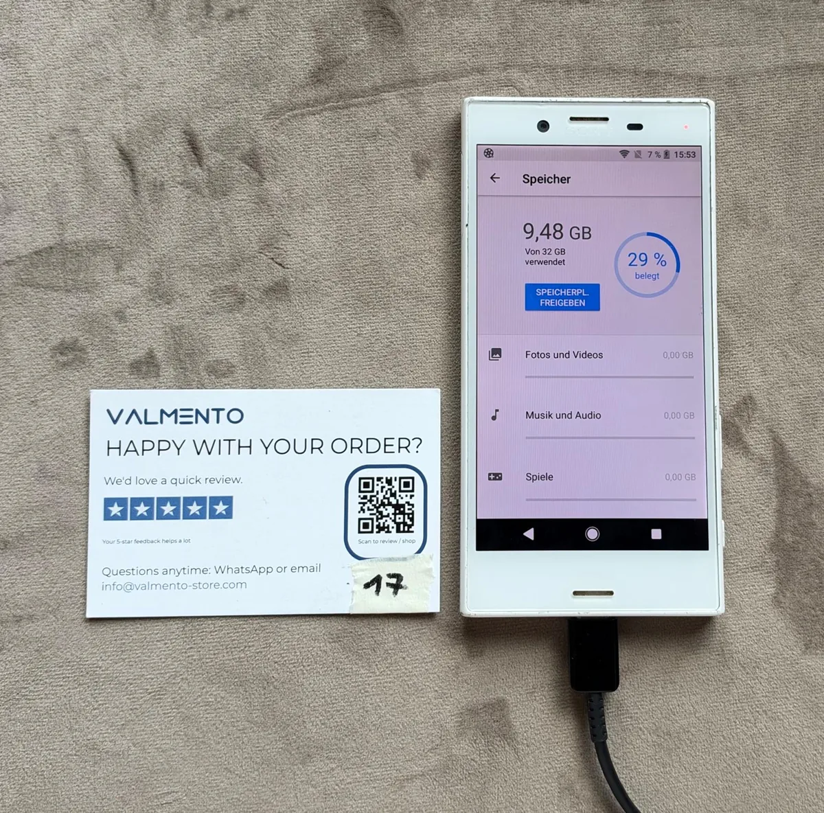 Sony Xperia X Compact Weiß – defekt (Bastlergerät) – Foto 2 von 6