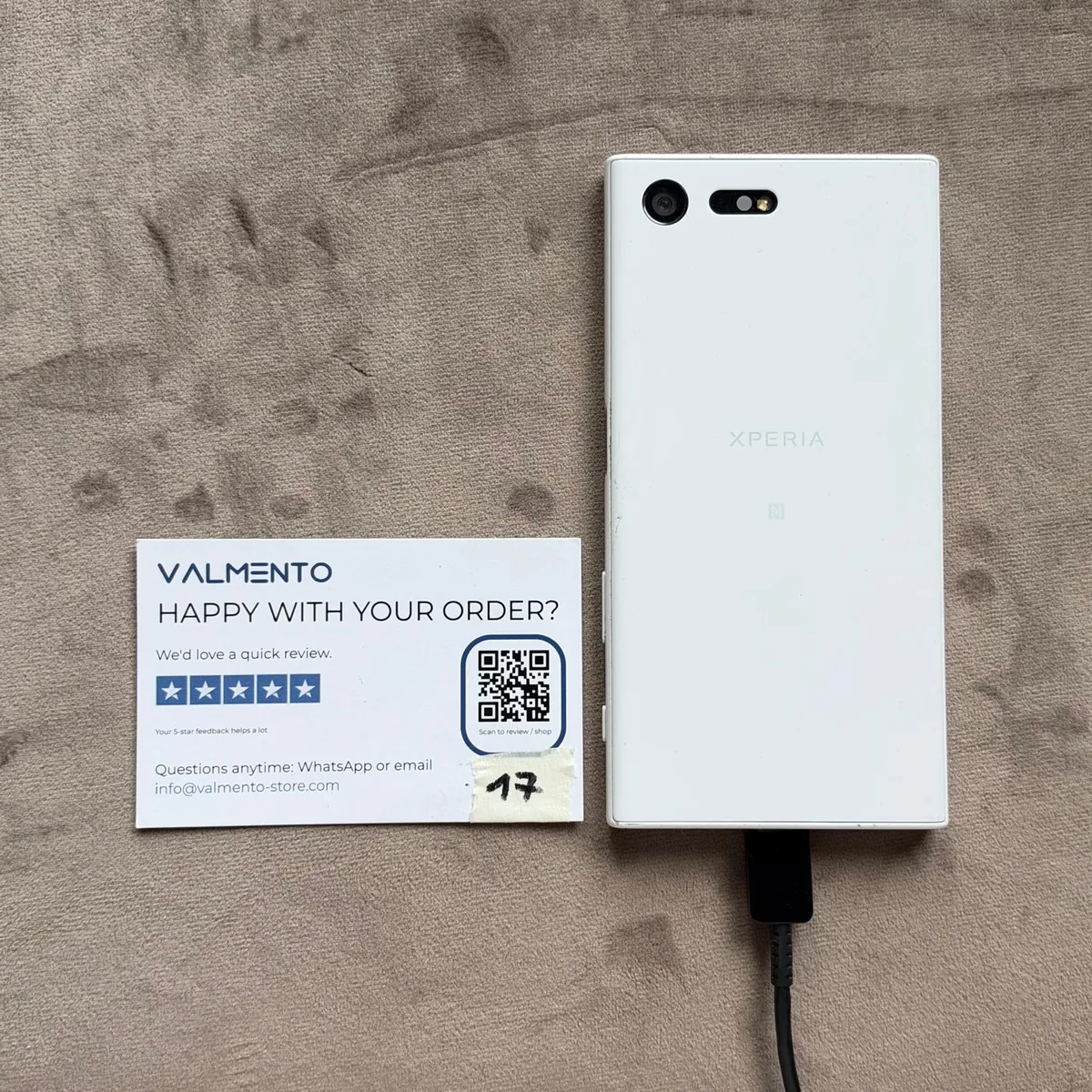 Sony Xperia X Compact Weiß – defekt (Bastlergerät) – Foto 3 von 6