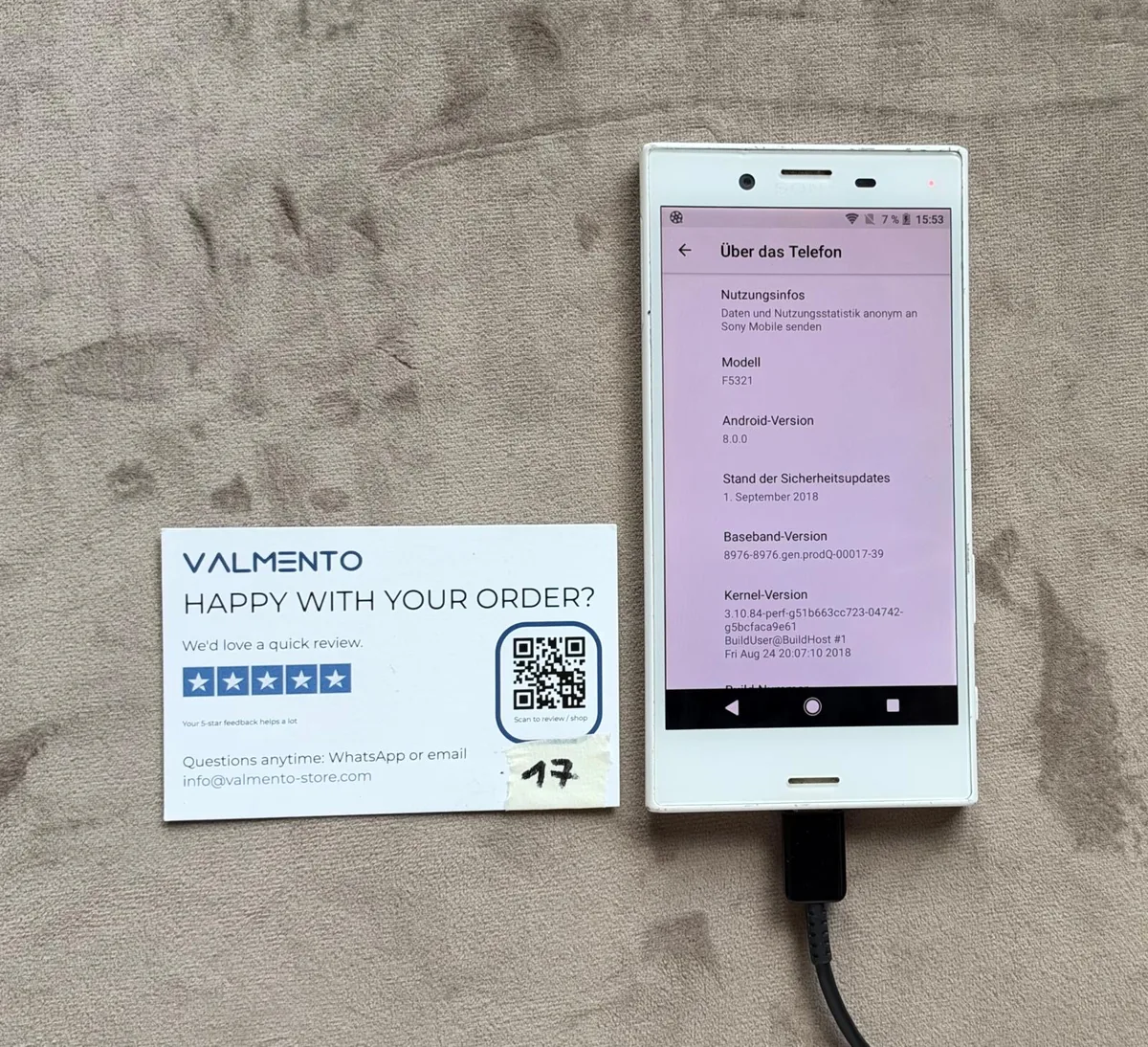 Sony Xperia X Compact Weiß – defekt (Bastlergerät) – Foto 5 von 6