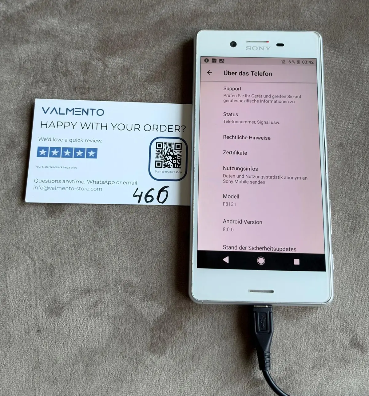 Sony Xperia X Performance (F8131) Weiß – funktionsfähig, mit Gebrauchsspuren – Foto 7 von 13