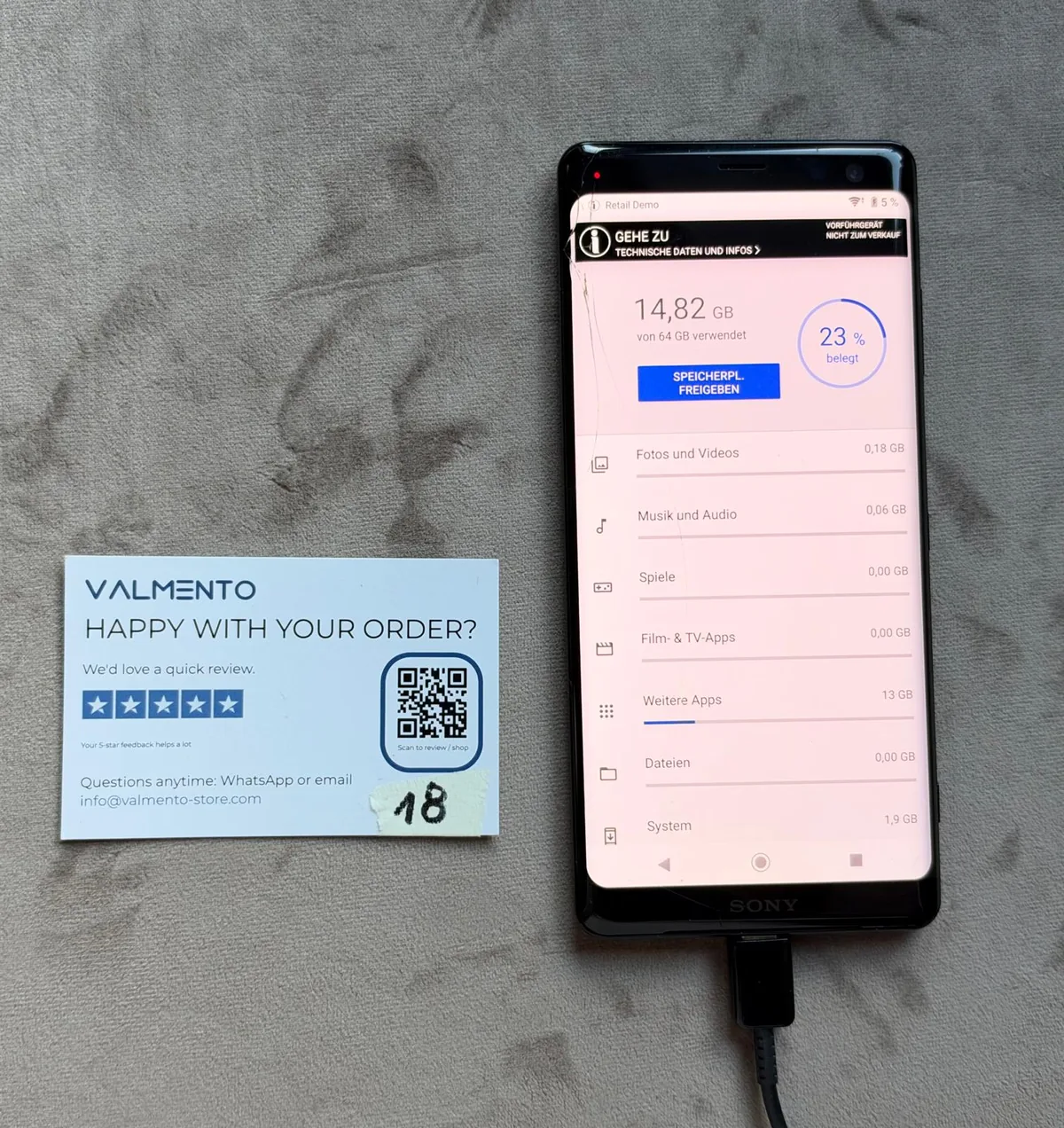 Sony Xperia XZ3 – defekt (Bastlergerät) – Foto 10 von 14