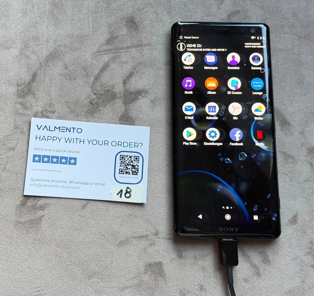 Sony Xperia XZ3 – defekt (Bastlergerät) – Foto 13 von 14