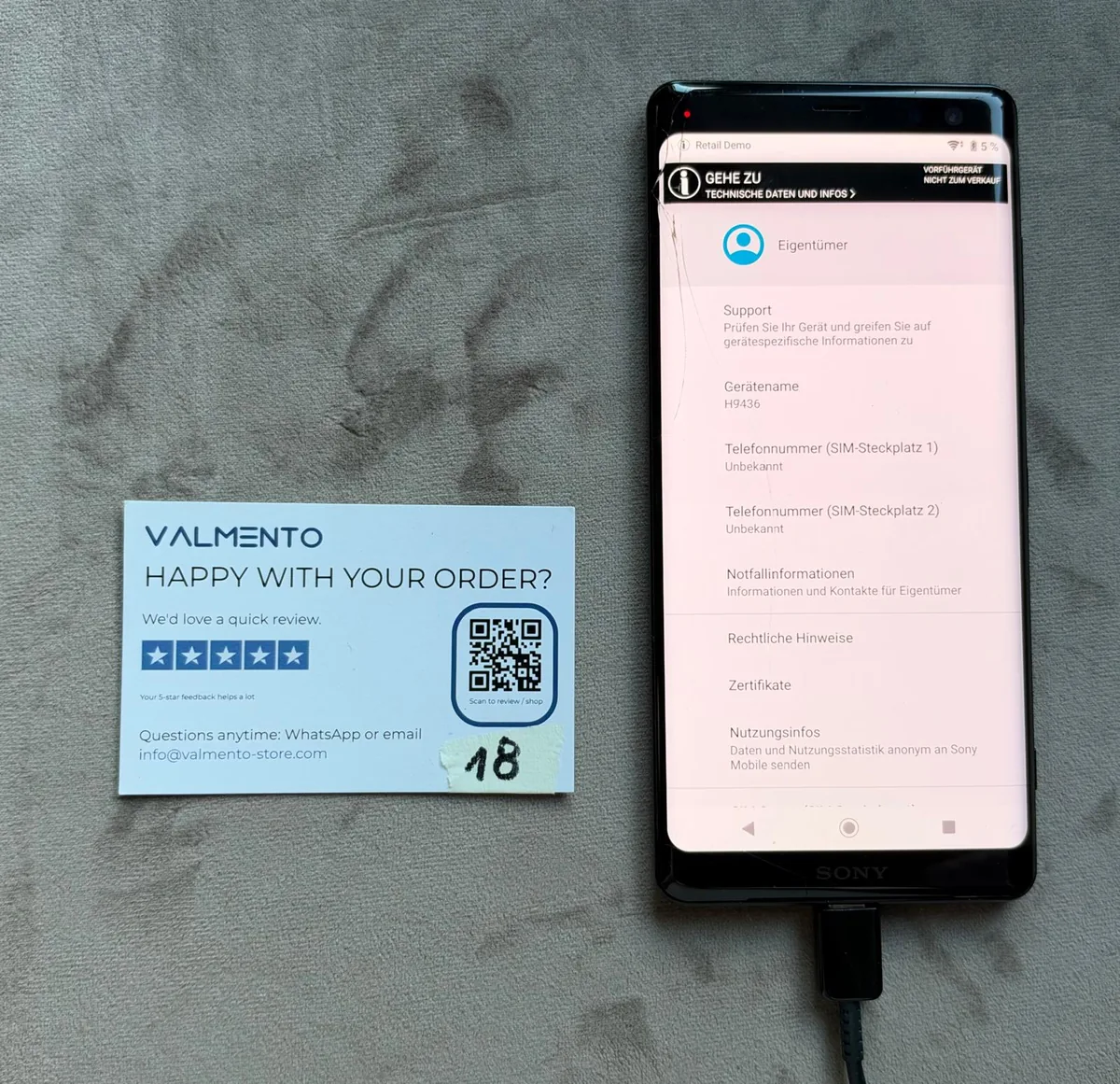 Sony Xperia XZ3 – defekt (Bastlergerät) – Foto 5 von 14