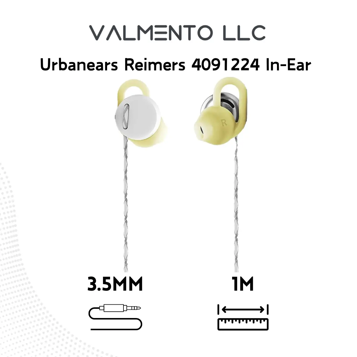 Urbanears Reimers 3,5 mm Klinken In-Ear Nackenband-Kopfhörer mit Mikrofon – Team Apple White Neu Urbanears refurbished kaufen