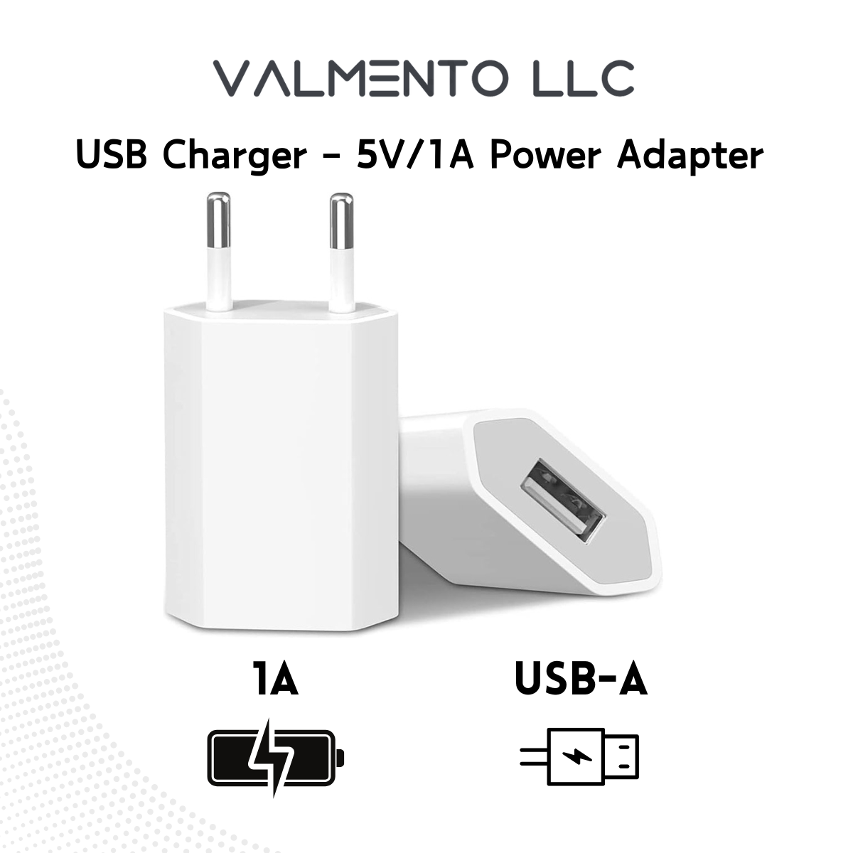 Valmento USB Netzteil – 5V/1A Universal Ladegerät (Weiß) New VALMENTO refurbished kaufen