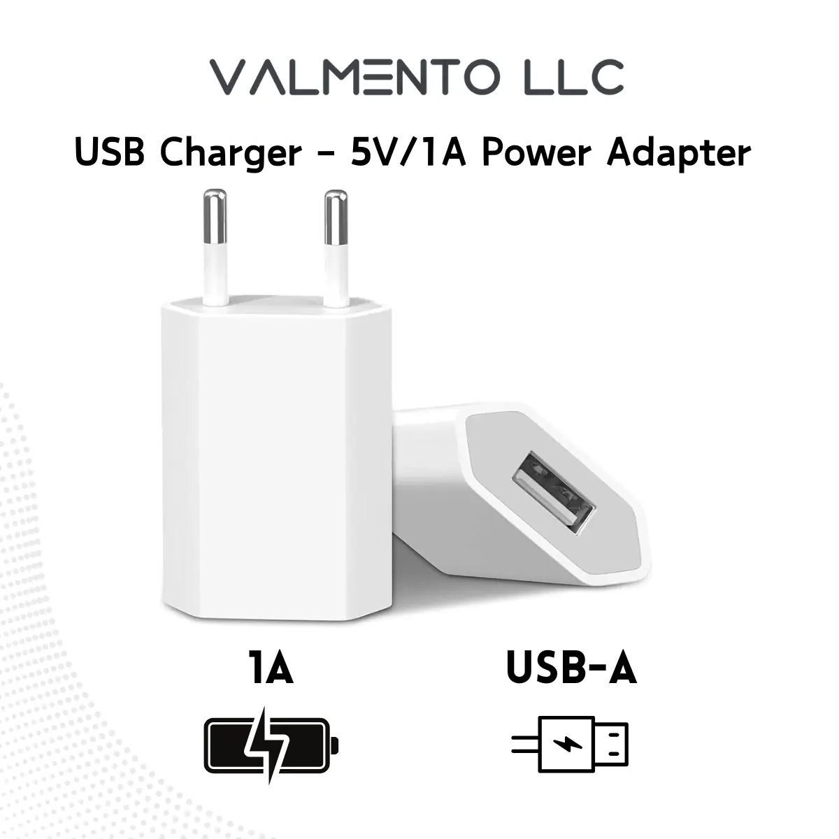 Valmento USB Netzteil – 5V/1A Universal Ladegerät (Weiß) Neu Valmento refurbished kaufen
