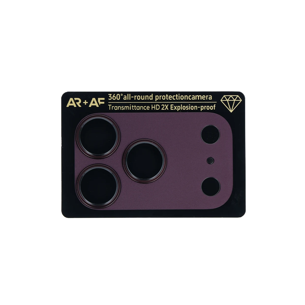 Kameraschutz iPhone 18 Pro Deep Wine mit Aluminiumrahmen