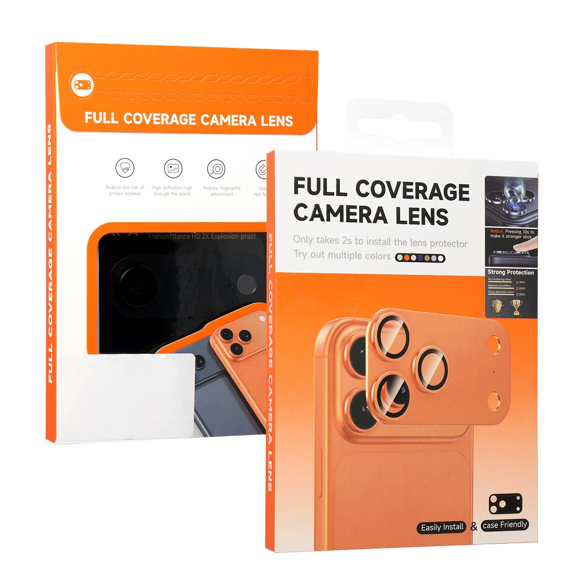 Verpackung des Kameraschutzes Full Coverage Camera Lens