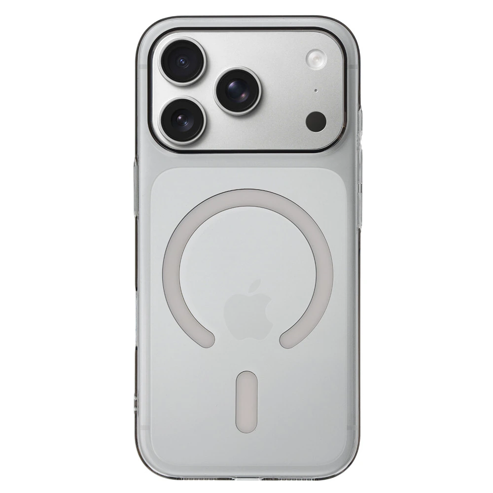 Glasklare Slim-Hülle fürs iPhone 17 Pro mit integriertem MagSafe-Ring